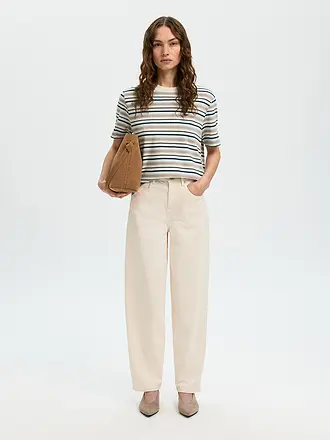 SELECTED FEMME | T-shirt SLFESSENTIAL | creme